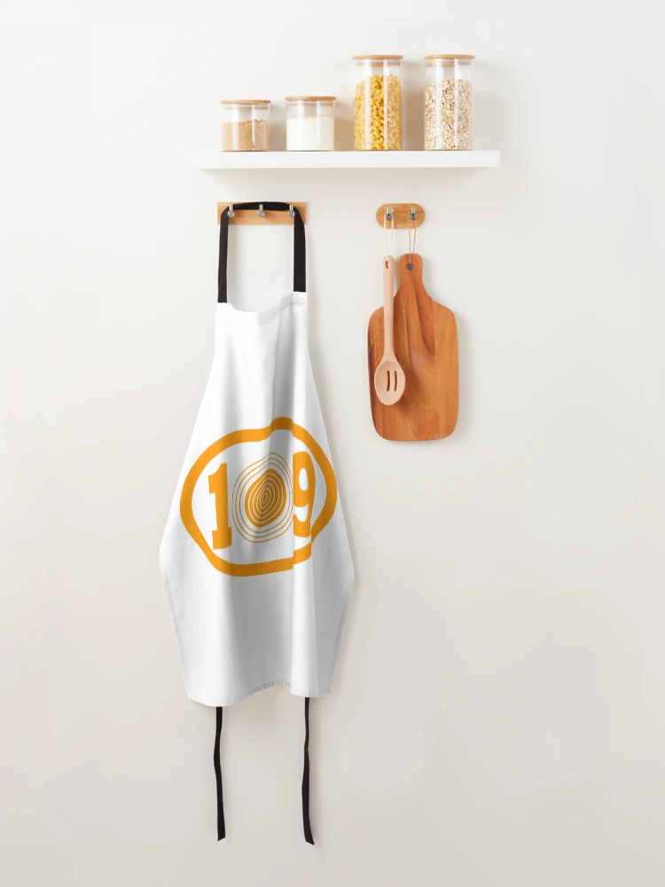 Thumbnail 4 of 6, Apron, 10.9 PERFECT SCORE IN AIR RIFLE ORANGE designed and sold by RiloDesignCo13.