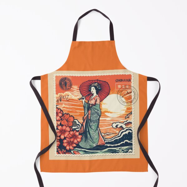 Item preview, Okinawa Geisha Mail Stamp designed and sold by Okinawa by Design.