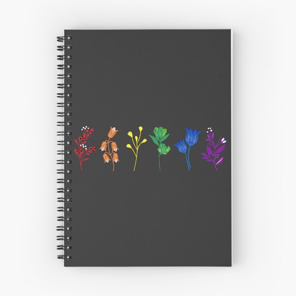 Item preview, Floral LGBTQIA Flowers. LGBTQ Pride designed and sold by Subtle Pride Shop.