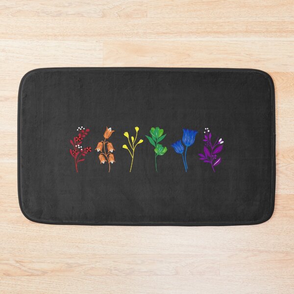 Item preview, Floral LGBTQIA Flowers. LGBTQ Pride designed and sold by Subtle Pride Shop.