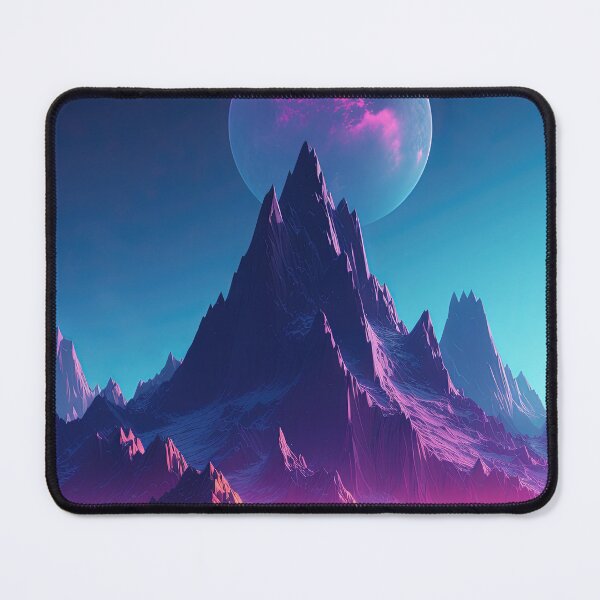 Item preview, Mountain Melodies: Synthwave Reflections by the Sea designed and sold by Mullet Monkey.
