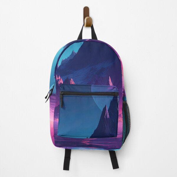 Item preview, Mountain Melodies: Synthwave Reflections by the Sea designed and sold by Mullet Monkey.