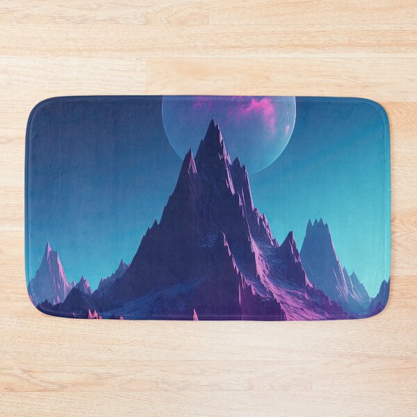 Item preview, Mountain Melodies: Synthwave Reflections by the Sea designed and sold by Mullet Monkey.