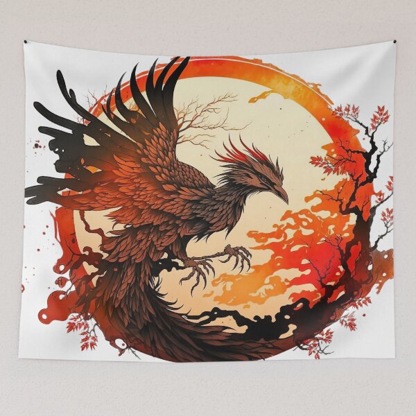 Item preview, Phoenix with Sakura Enso designed and sold by CalyCollab.