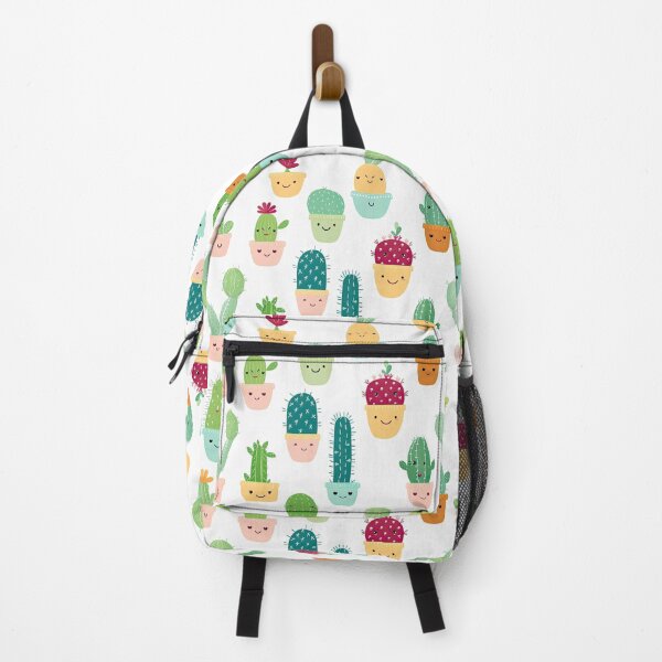 Item preview, Whimsical Oasis: Explore Our All-Over Cute Cacti with Faces Collection! designed and sold by ThePurpleMelon.