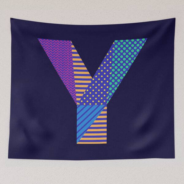 Item preview, Alphabet Letter Y Screen Print Design designed and sold by ToluaPrints.