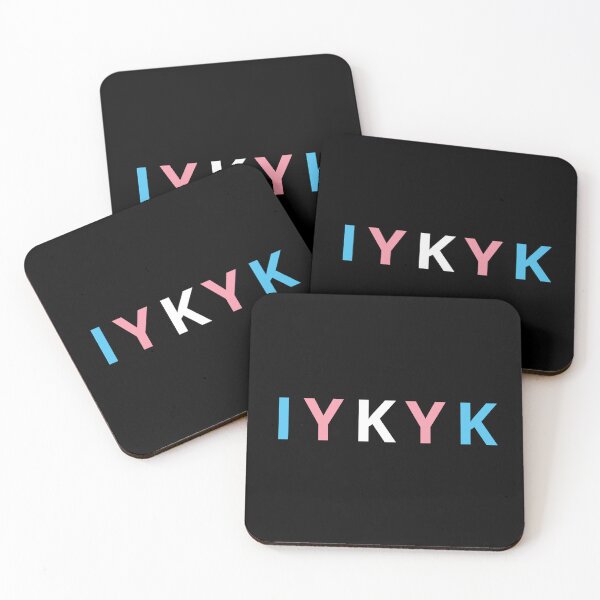 Item preview, If You Know You Know Trans IYKYK. Transgender Pride designed and sold by Subtle Pride Shop.