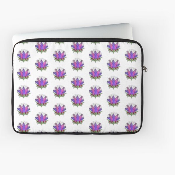 Vista previa del artículo con la obra «Larkspur y Ruby - Flor de nacimiento de julio y Piedra de nacimiento de julio», diseñado y vendido por StargirlWares.
