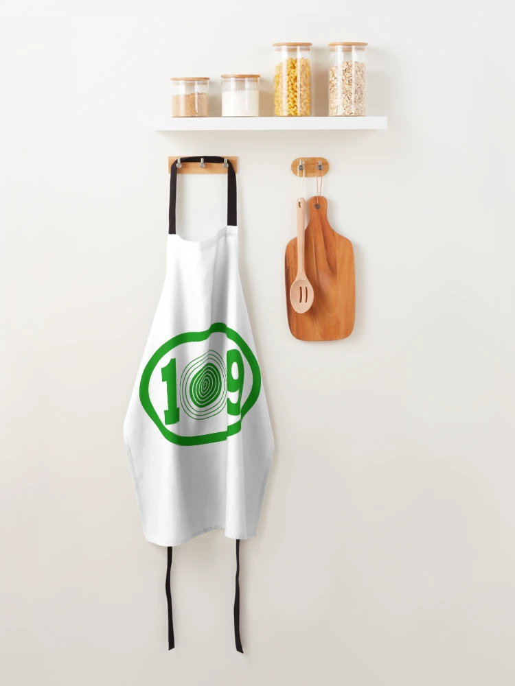 Thumbnail 4 of 6, Apron, 10.9 PERFECT SCORE IN AIR RIFLE GREEN designed and sold by RiloDesignCo13.