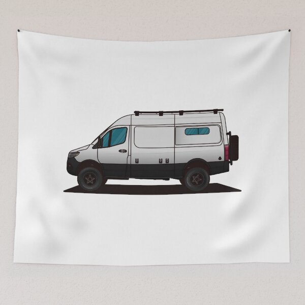 Item preview, Van Life Car white designed and sold by mapurito.