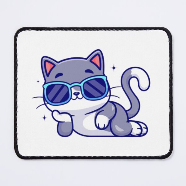 Item preview, CAT WITH GLASSES designed and sold by Inrru2018.