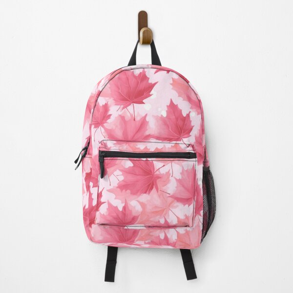 Item preview, Pink maple leaves art pattern #2 designed and sold by imagenia.