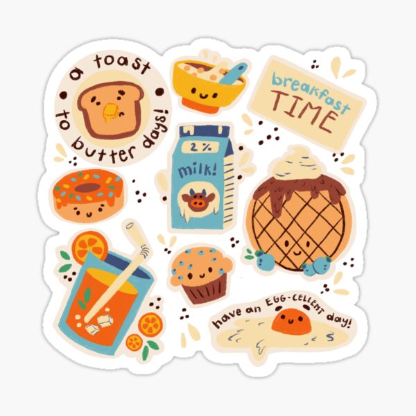 Breakfast Time Sticker