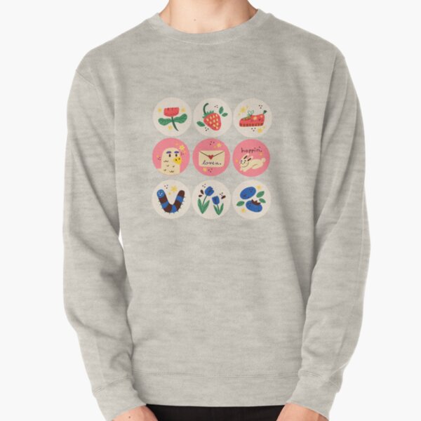 Red White and Blue Misc. Circular Cuties Pullover Sweatshirt