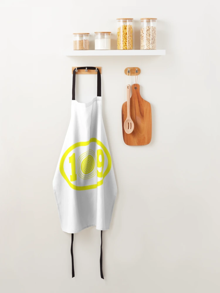 Thumbnail 4 of 6, Apron, 10.9 PERFECT SCORE IN AIR RIFLE YELLOW designed and sold by RiloDesignCo13.