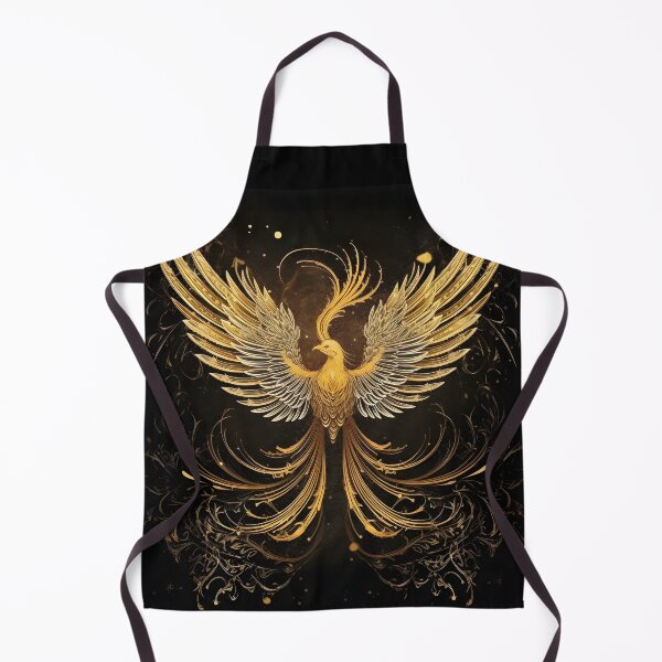 Item preview, Golden Flight: Splash Ornate Phoenix T-Shirt Design  designed and sold by Blackstylez.