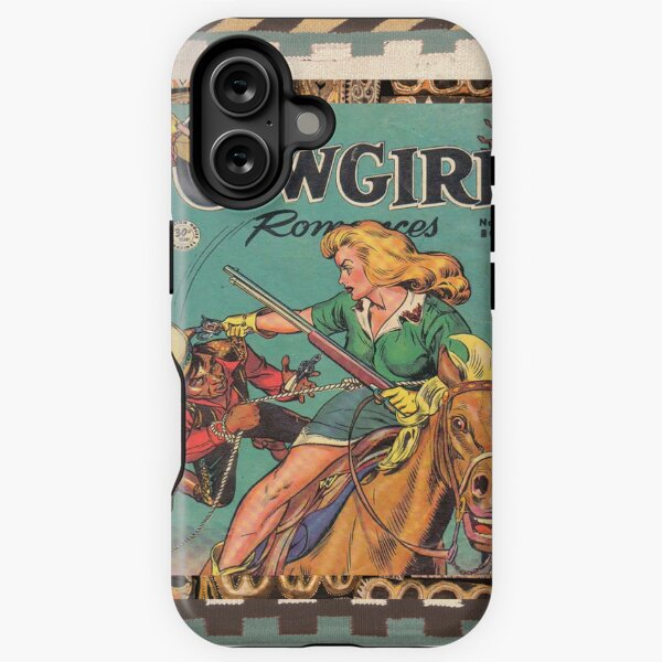 Aperçu de l'œuvre Cowgirl Romances Couvertures de bandes dessinées vintage créée et vendue par Rachelblee.