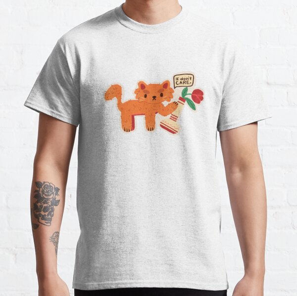 Cutie chat grincheux indifférent T-shirt classique