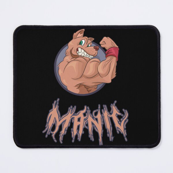 Item preview, Manic muscle dog gym design designed and sold by ManicDesignz.