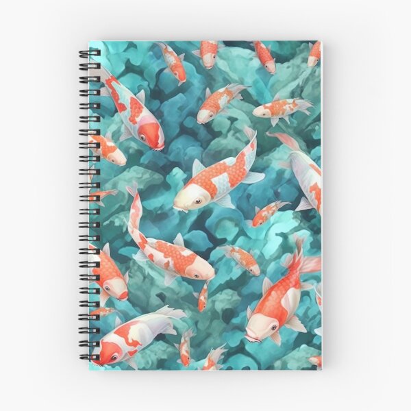 Aperçu de l'œuvre Modèle de poisson Koi 2, motif de poisson, Continu, Carrelé créée et vendue par 5dward.