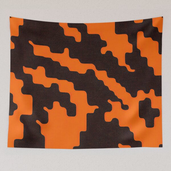 Item preview, #T127: Orange with Black Etcher Tiggin Tiger TNT Pattern designed and sold by FarStarL33.