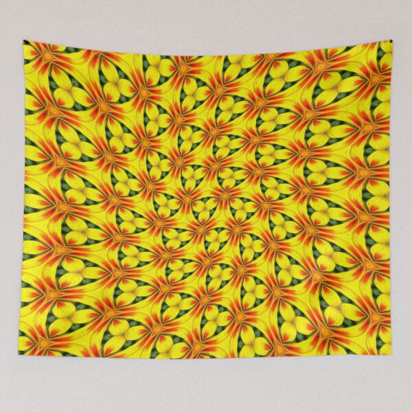Item preview, Unique Yellow Flower designed and sold by Patternflower.