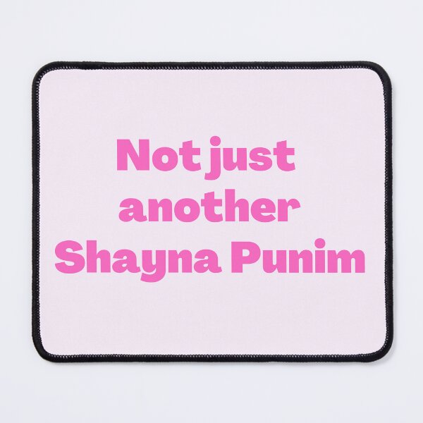Item preview, Yiddish Not just another Shayna Punim pink designed and sold by NJGDesigns.