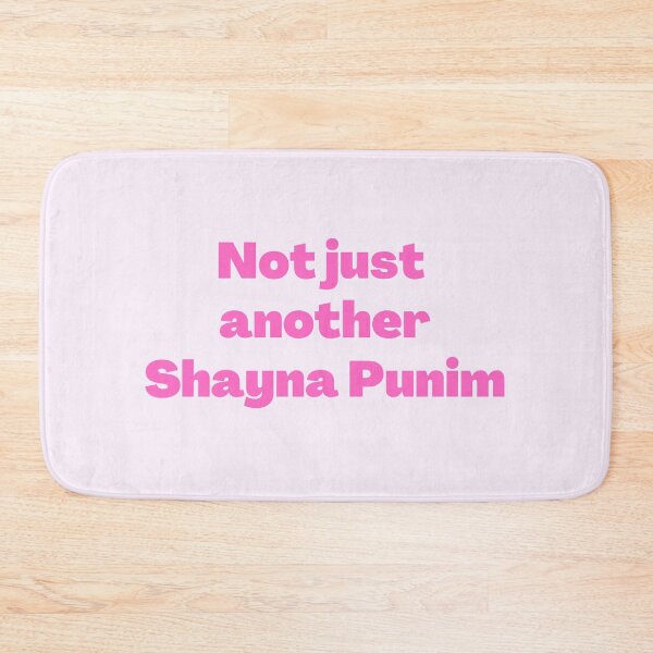 Item preview, Yiddish Not just another Shayna Punim pink designed and sold by NJGDesigns.