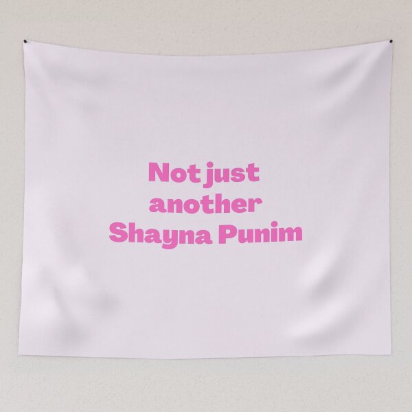 Item preview, Yiddish Not just another Shayna Punim pink designed and sold by NJGDesigns.