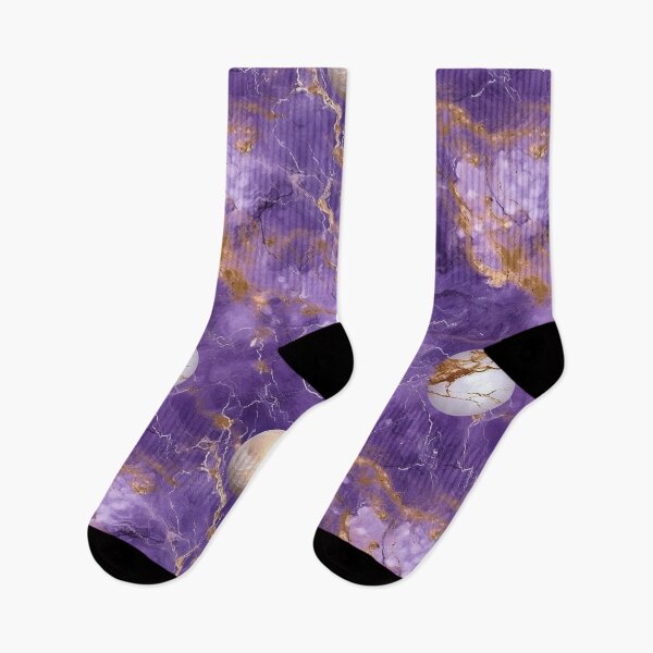 Item preview, Realistic Galaxy Purple Marble with Gold Texture 2, Seamless, Tiled designed and sold by 5dward.