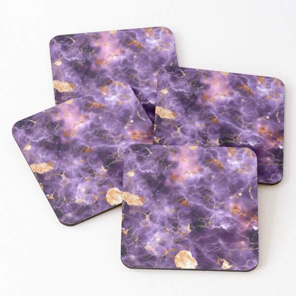 Item preview, Realistic Galaxy Purple Marble with Gold Texture, Seamless, Tiled designed and sold by 5dward.