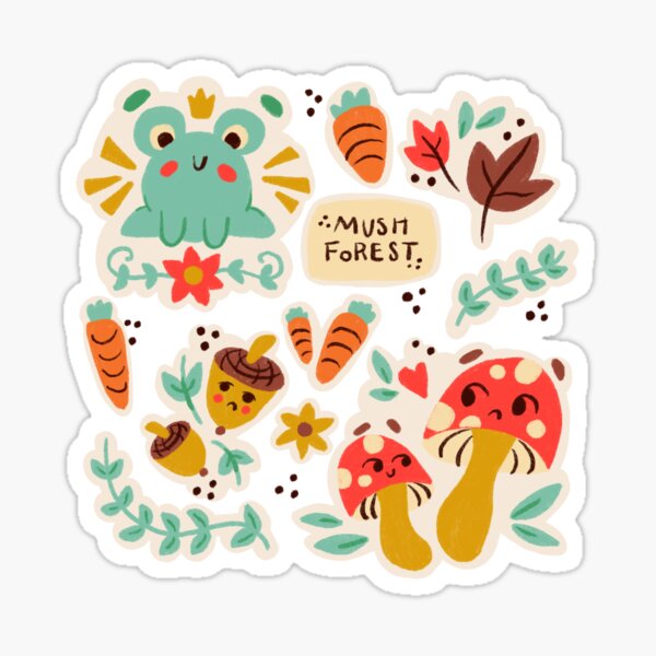 Mush Forest Fun Sticker