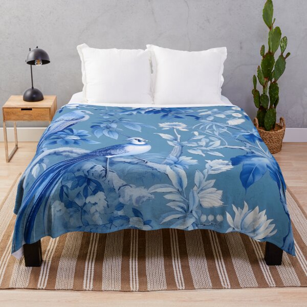 Item preview, Blue Porcelain Chinoiserie Floral designed and sold by PorterWilde.