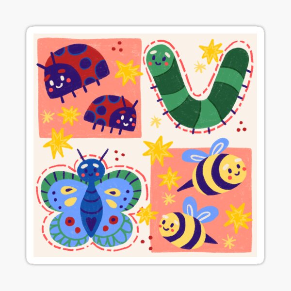 Item preview, Sweet Bug Friends designed and sold by Sadie Sandia Star.
