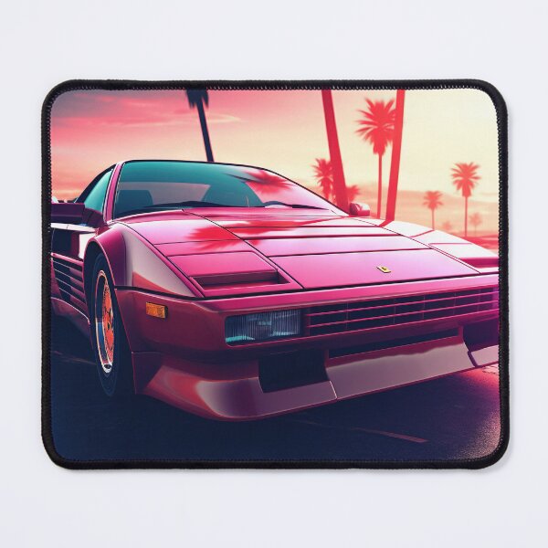 Item preview, Electric Velocity: Synthwave Speedster designed and sold by Mullet Monkey.