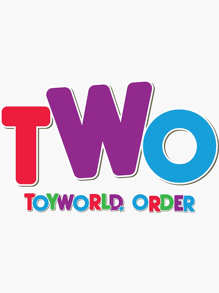 Toy World Order t.W.o. Sticker