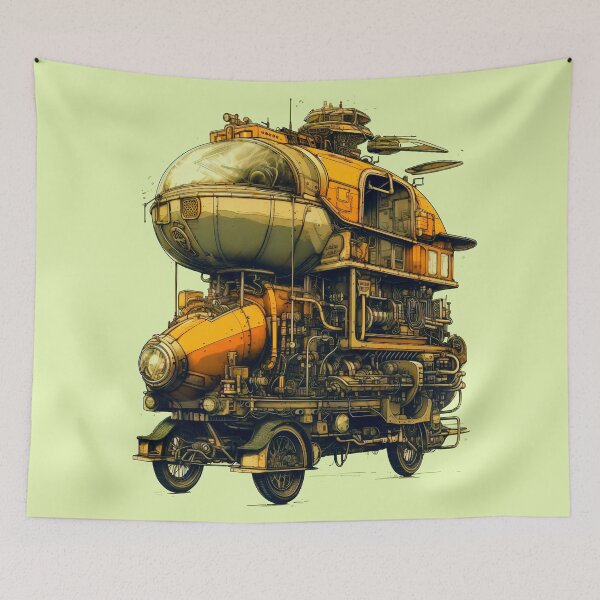 Item preview, Dieselpunk Hovercar designed and sold by entwithanaxe.