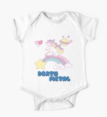 Death Metal Einhorn Baby Body Kurzarm