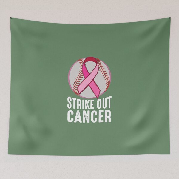 Item preview, Baseball Strike Out Cancer - Baseball Breast Cancer 		 designed and sold by eimontbamlaks.