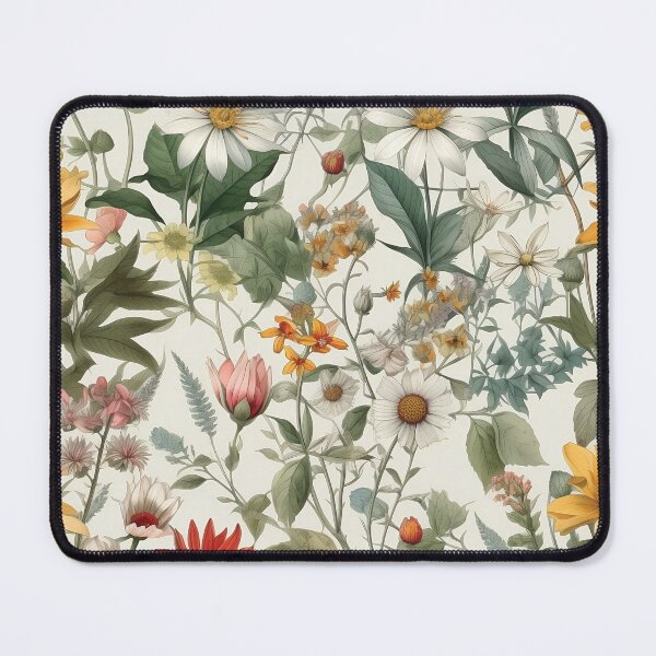 Item preview, Vintage Botanical Illustration style pattern, Cottage Core Boho designed and sold by kougan.