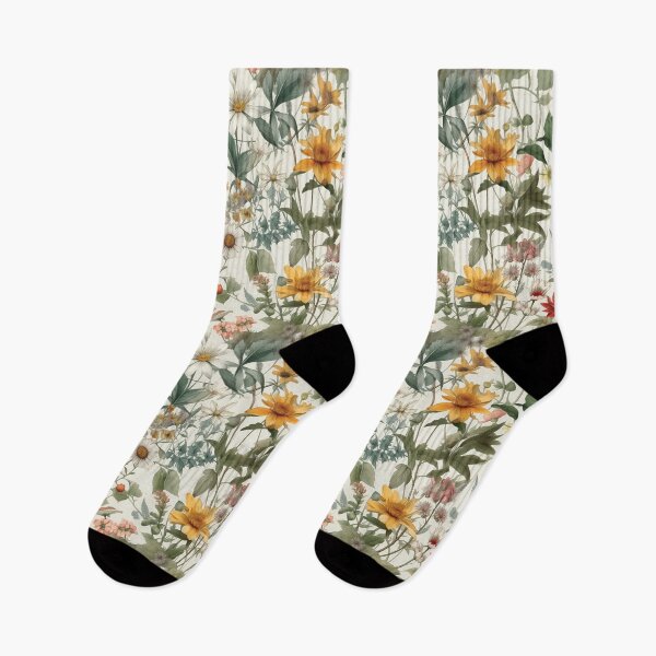 Item preview, Vintage Botanical Illustration style pattern, Cottage Core Boho designed and sold by kougan.