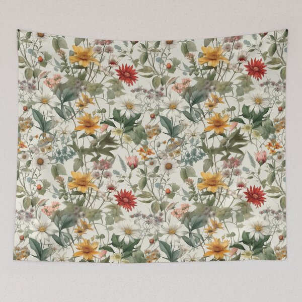 Item preview, Vintage Botanical Illustration style pattern, Cottage Core Boho designed and sold by kougan.