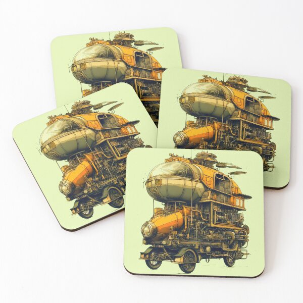 Item preview, Dieselpunk Hovercar designed and sold by entwithanaxe.