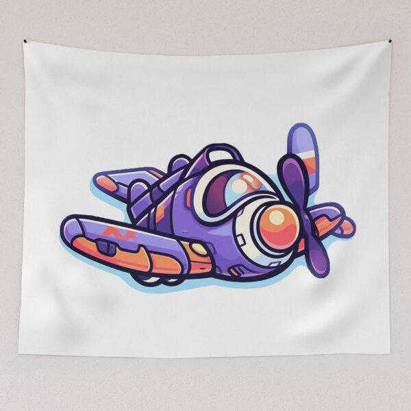 Item preview, Cute cartoon plane designed and sold by Stickermagician.