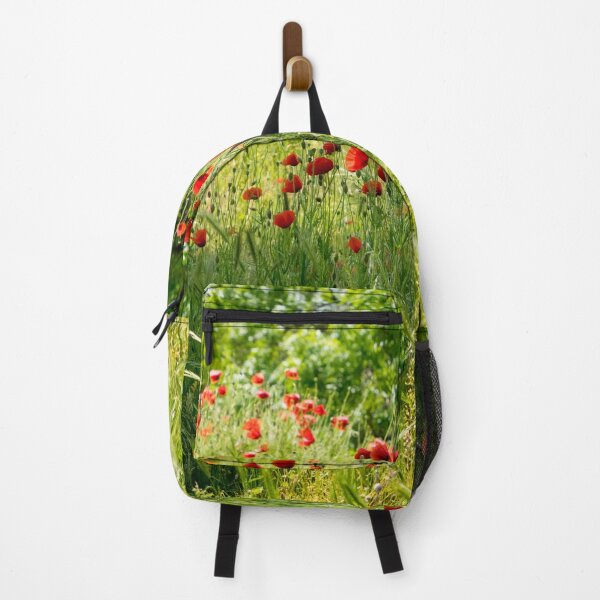 Item preview, Layered Summery Vibe - Wildflower Meadow with Blooming Poppies designed and sold by Georgia Mizuleva.