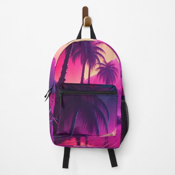 Item preview, Beachside Beats: Synthwave Vibes under the Palm Trees designed and sold by Mullet Monkey.