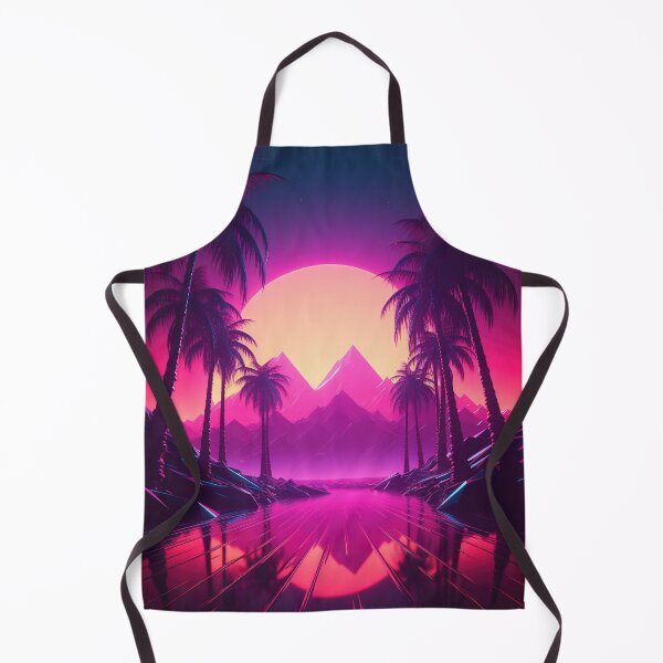Item preview, Beachside Beats: Synthwave Vibes under the Palm Trees designed and sold by Mullet Monkey.