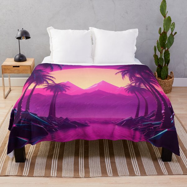 Item preview, Beachside Beats: Synthwave Vibes under the Palm Trees designed and sold by Mullet Monkey.