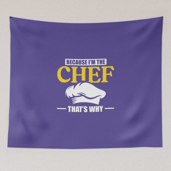 Item preview, Because Im The Chef Thats Why Funny Cooking Chef Hat Cook 		 designed and sold by lasahrolangd.
