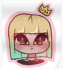 Lisa Blackpink Drawing Posters Redbubble